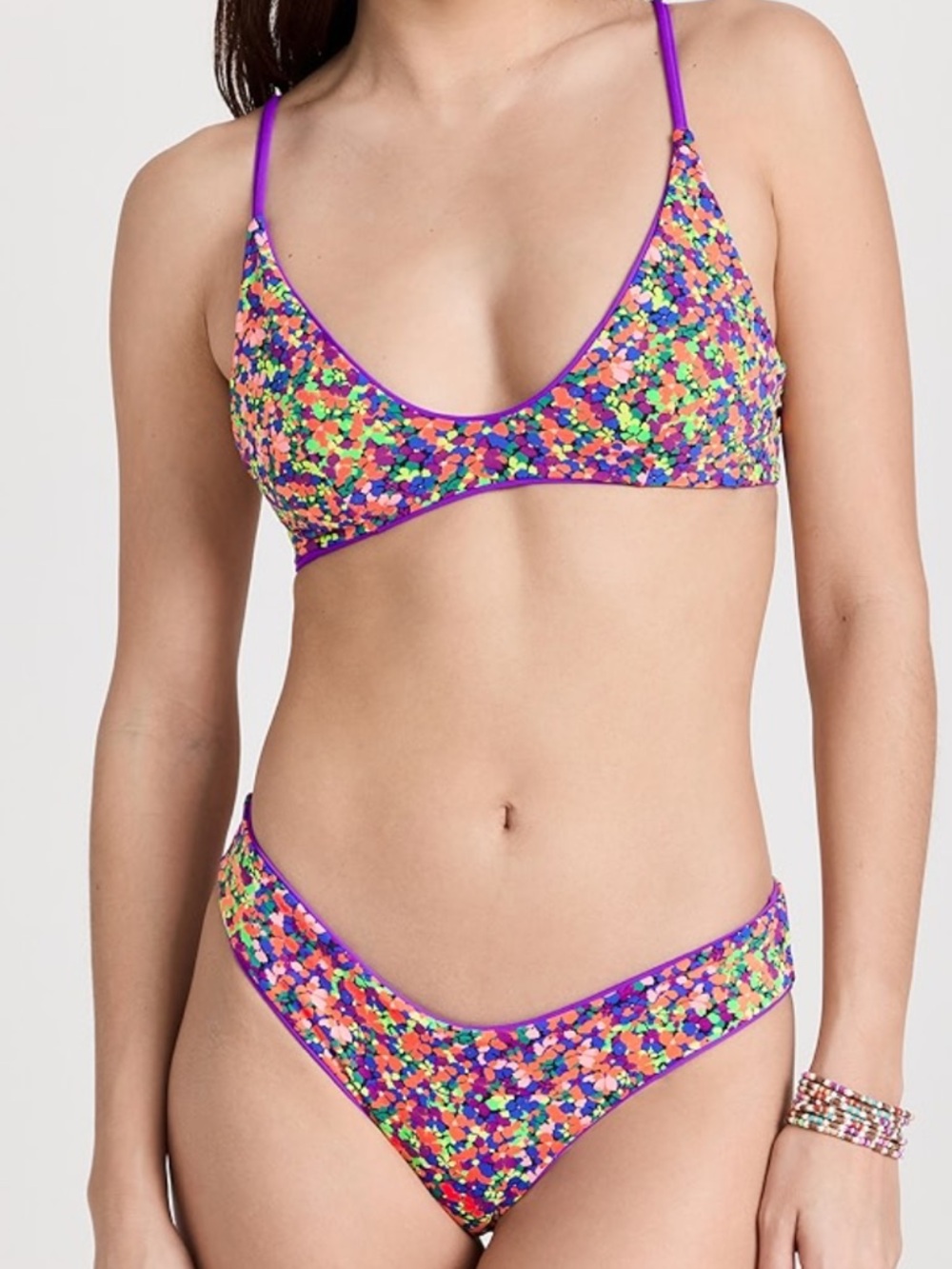Maaji Floral Reversible Bikini XS/Small NWOT